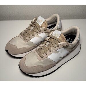 New Balance 237 Women's Size 8 B Low Neutral Nude Beige Shoes Sneakers WS237YB